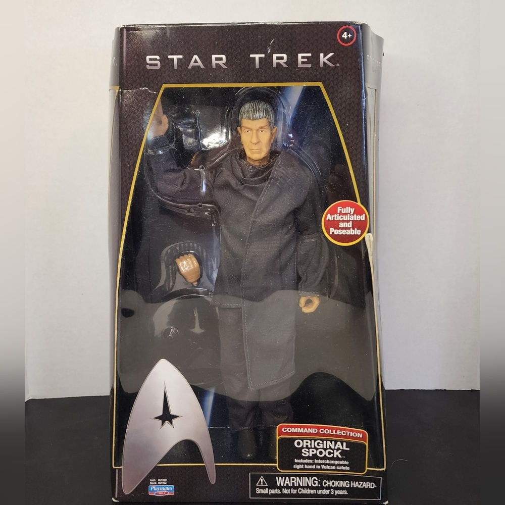 Star Trek Command Collection Original Spock 12-Inch Action Figure 2009 NEW